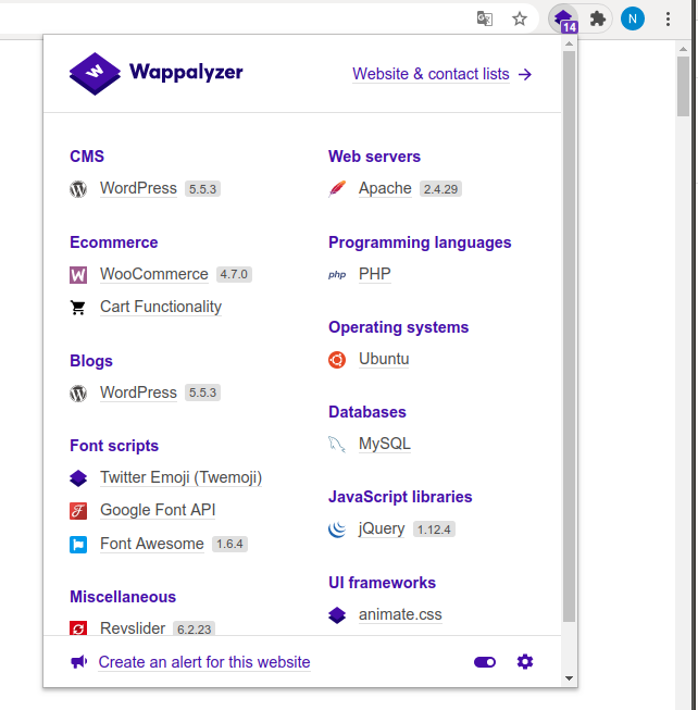 Kiểm tra nhanh framework website và kết quả tích hợp CDN | Bizfly ...